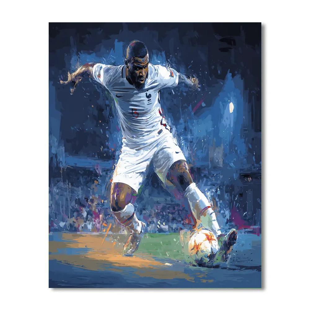 Mitoma Fifa 2026 Blue DIY paint by numbers