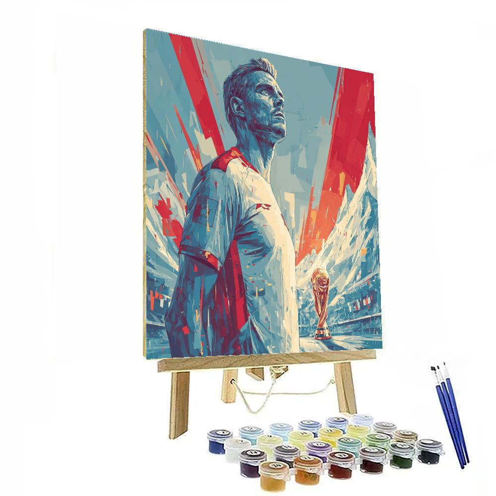 Switzerland Fifa 2026 Peak Number painting