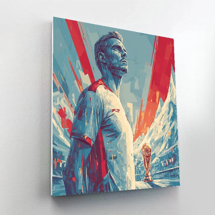 Switzerland Fifa 2026 Peak Number painting