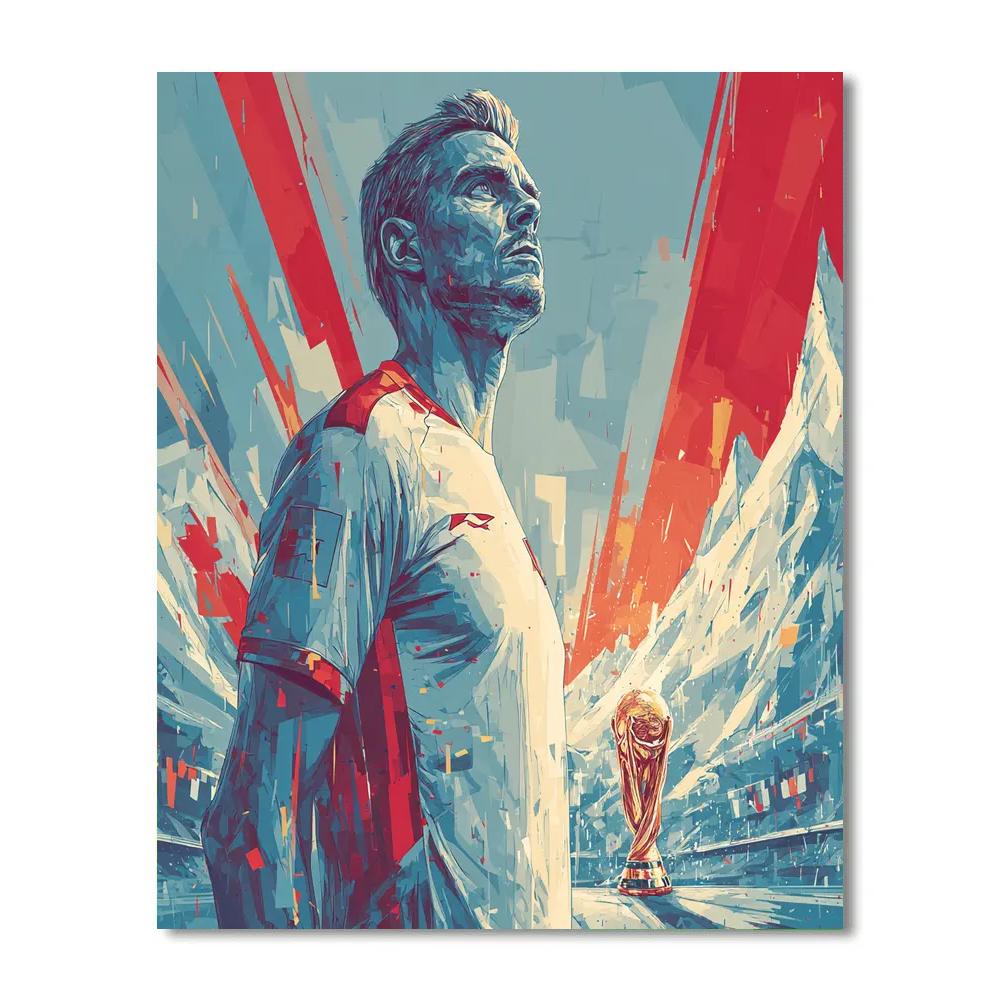 Switzerland Fifa 2026 Peak Number painting