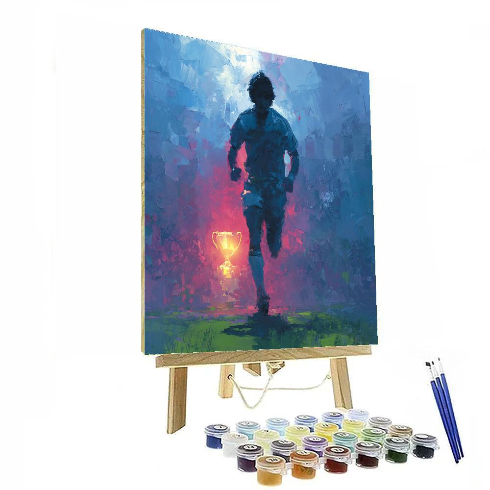 Iraq Fifa 2026 Flame Paint by numbers art