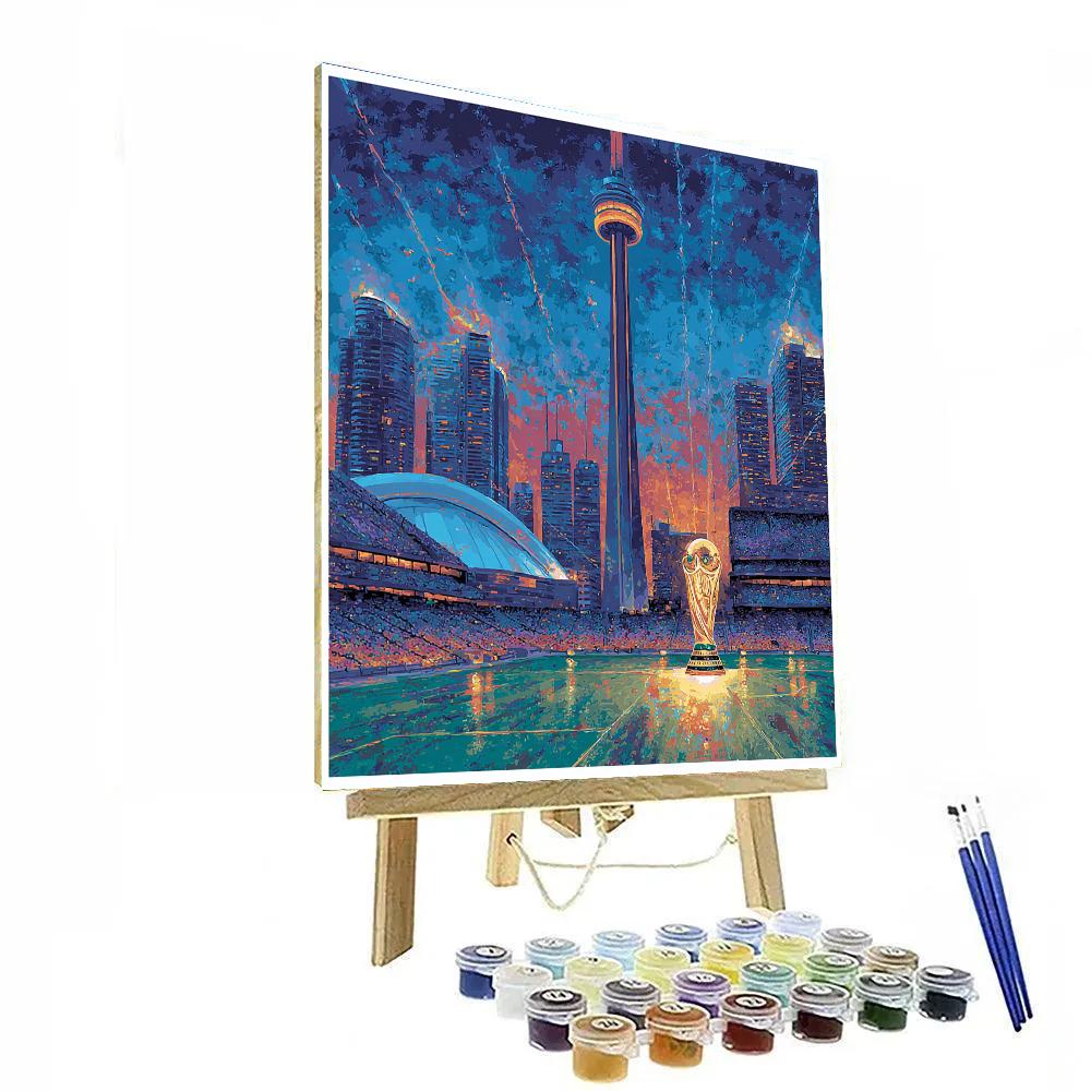 Toronto Fifa 2026 Glow Paint by numbers kits