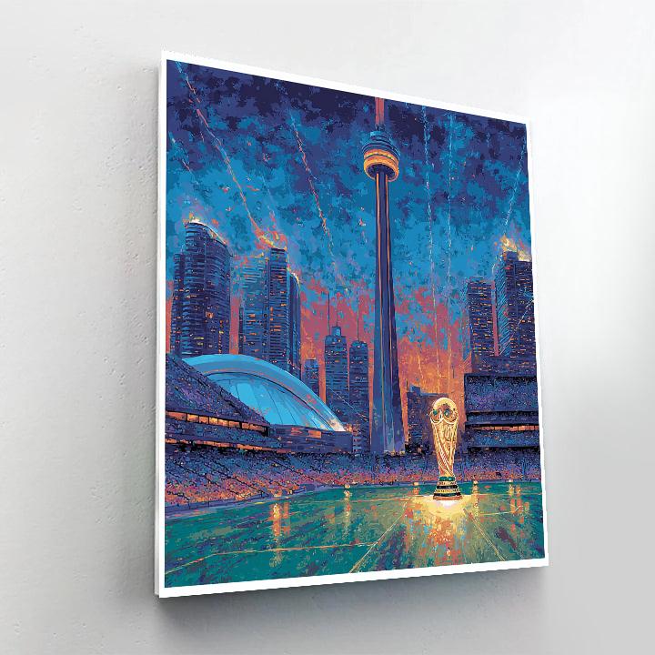 Toronto Fifa 2026 Glow Paint by numbers kits