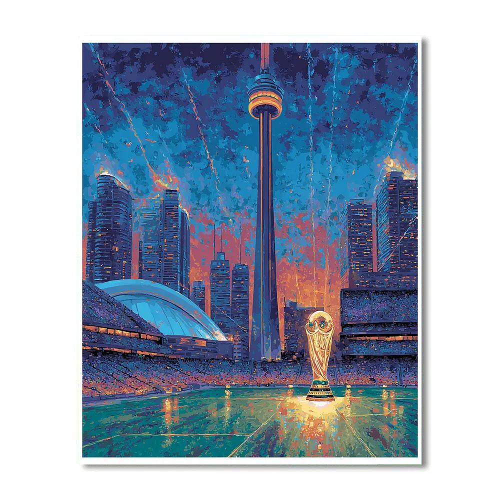 Toronto Fifa 2026 Glow Paint by numbers kits