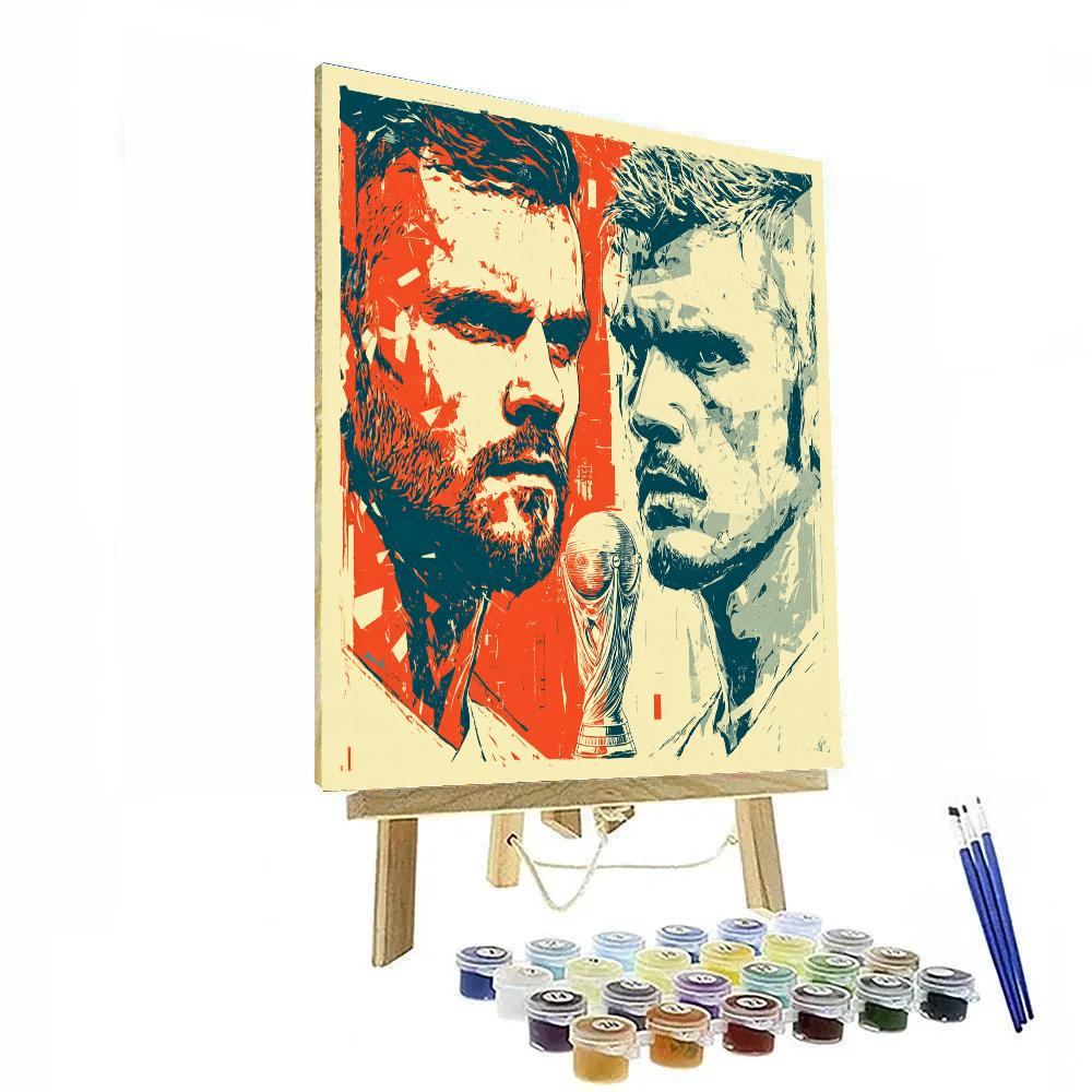 Fifa 2026 Canada Vs Switzerland paint by color