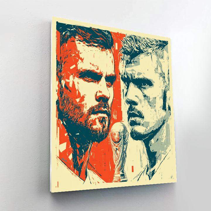 Fifa 2026 Canada Vs Switzerland paint by color