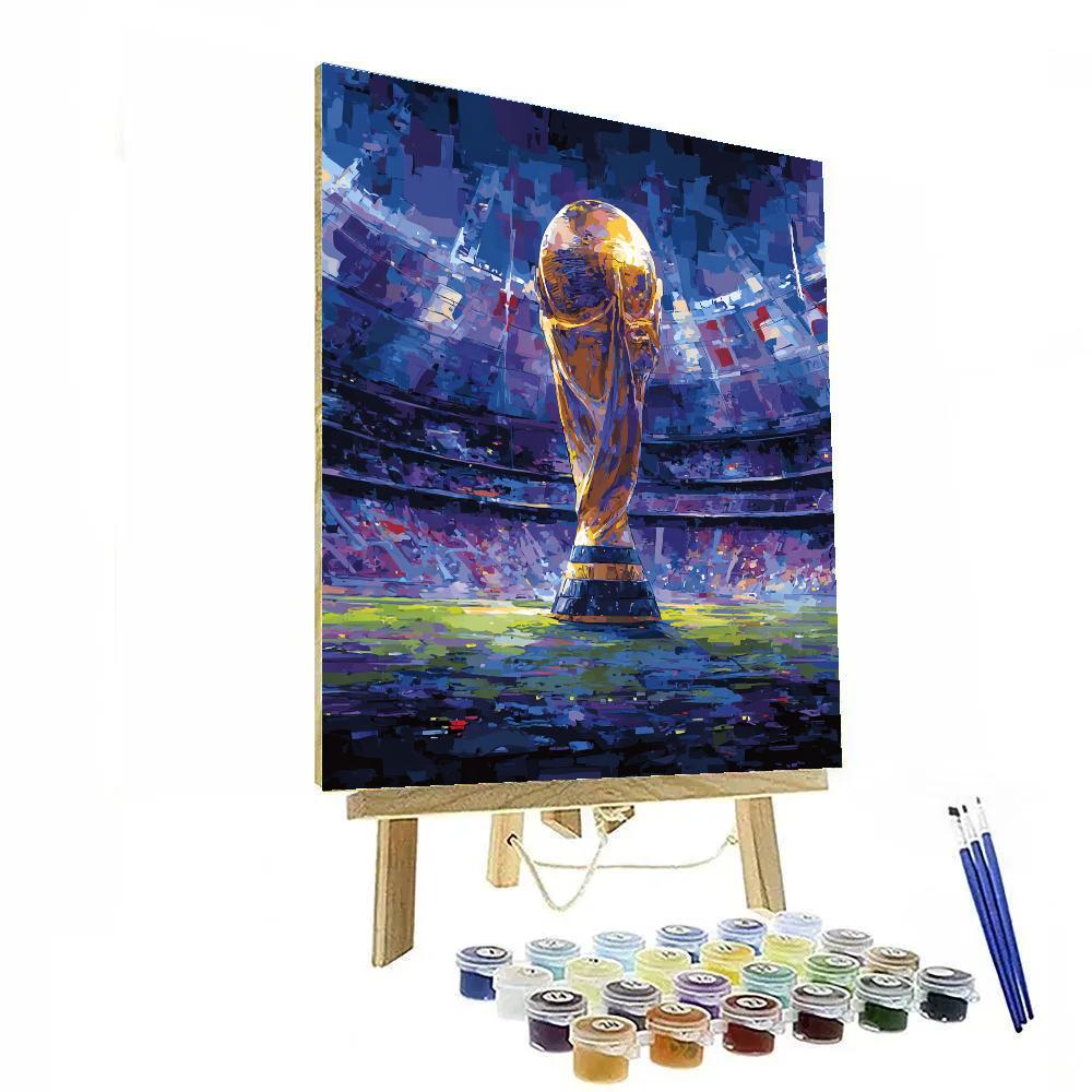 Fifa 2026 Trophy Lights Numbered painting kits