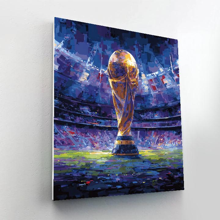 Fifa 2026 Trophy Lights Numbered painting kits