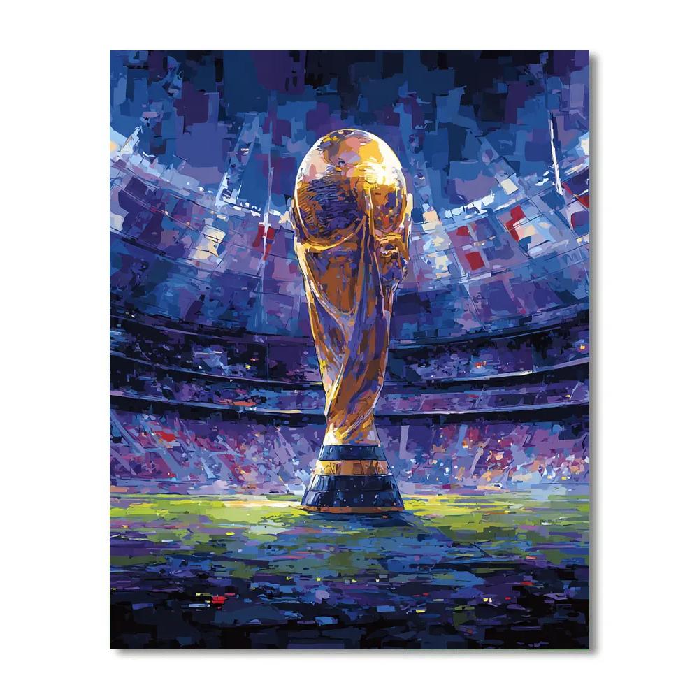 Fifa 2026 Trophy Lights Numbered painting kits