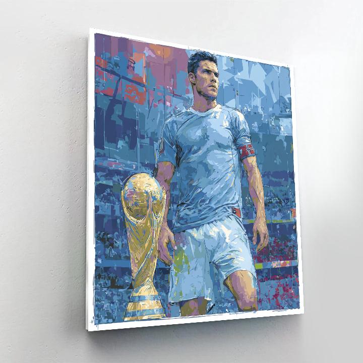 Fifa 2026 Haaland Ice Paint by numbers art