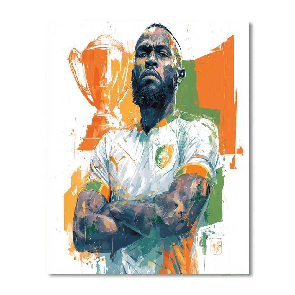 Drogba Fifa 2026 Power Paint by numbers kits
