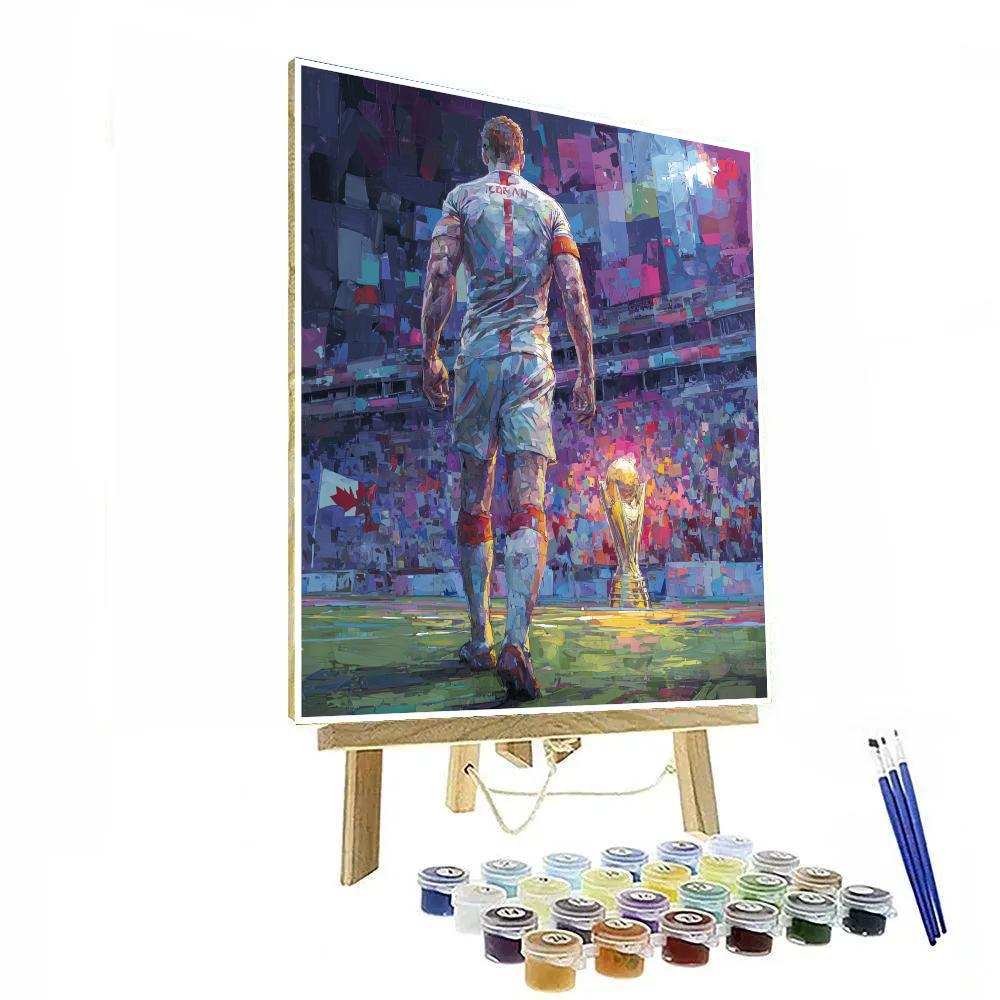 Fifa 2026 Jonathan David Lights DIY paint by numbers