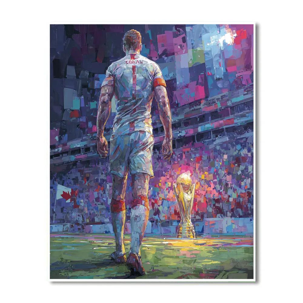 Fifa 2026 Jonathan David Lights DIY paint by numbers