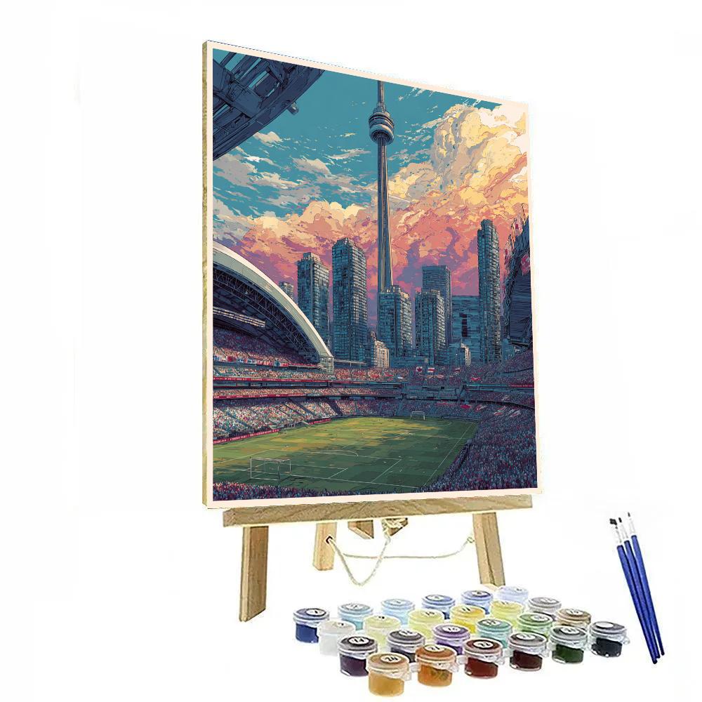Toronto Fifa 2026 Glow Numbered painting kits