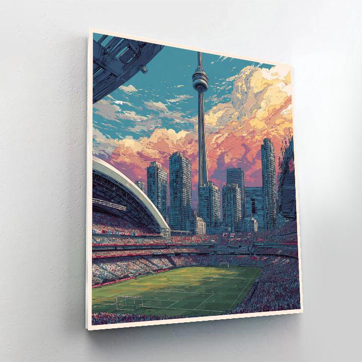Toronto Fifa 2026 Glow Numbered painting kits