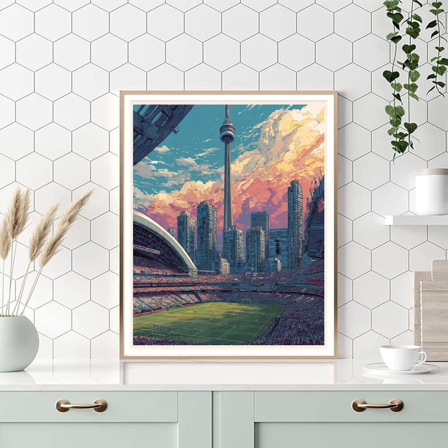 Toronto Fifa 2026 Glow Numbered painting kits