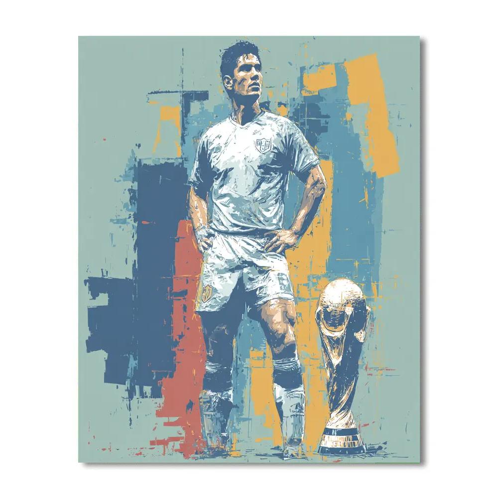 Fifa 2026 Haaland Ice Painting by numbers kit