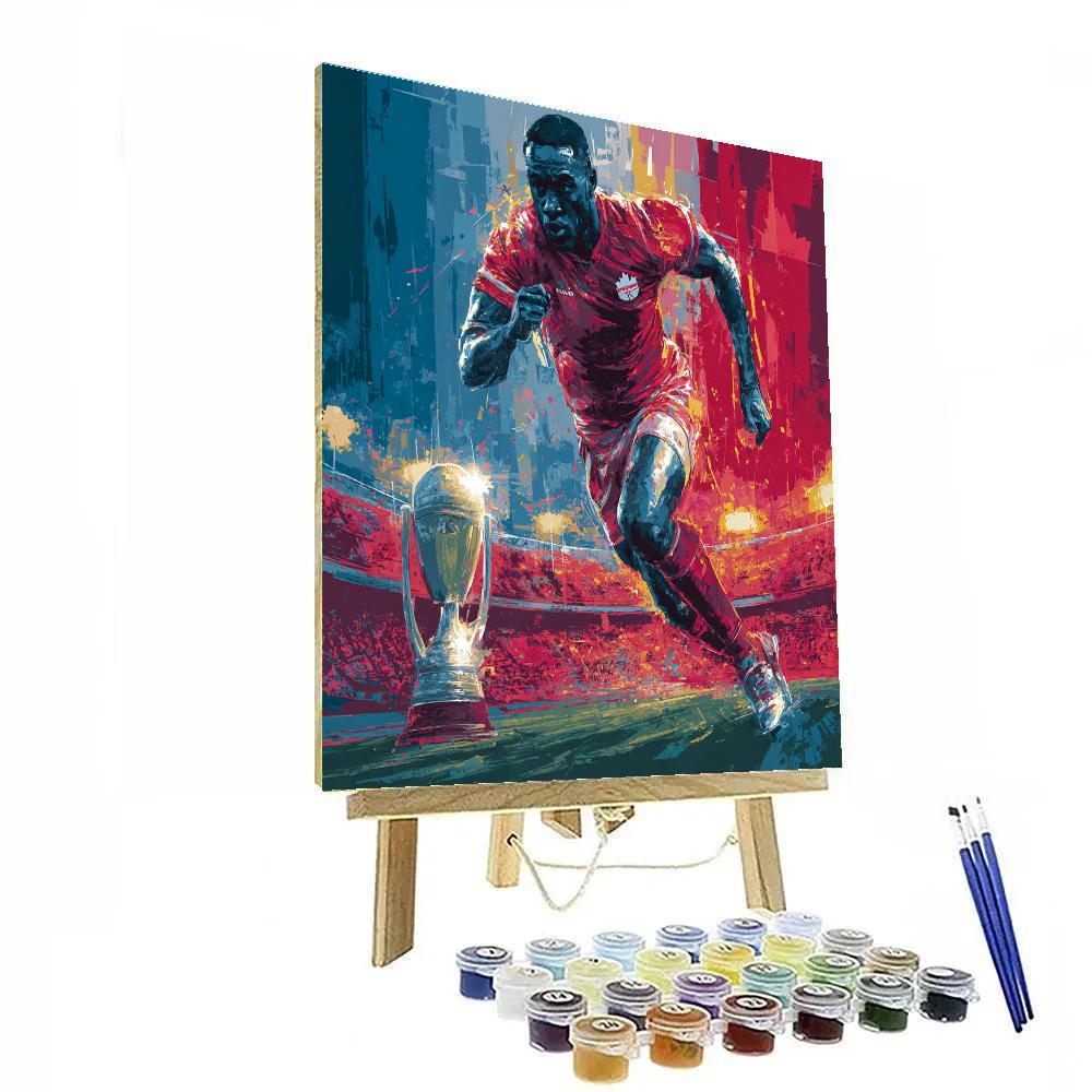 Davies Fifa 2026 Speed Number painting