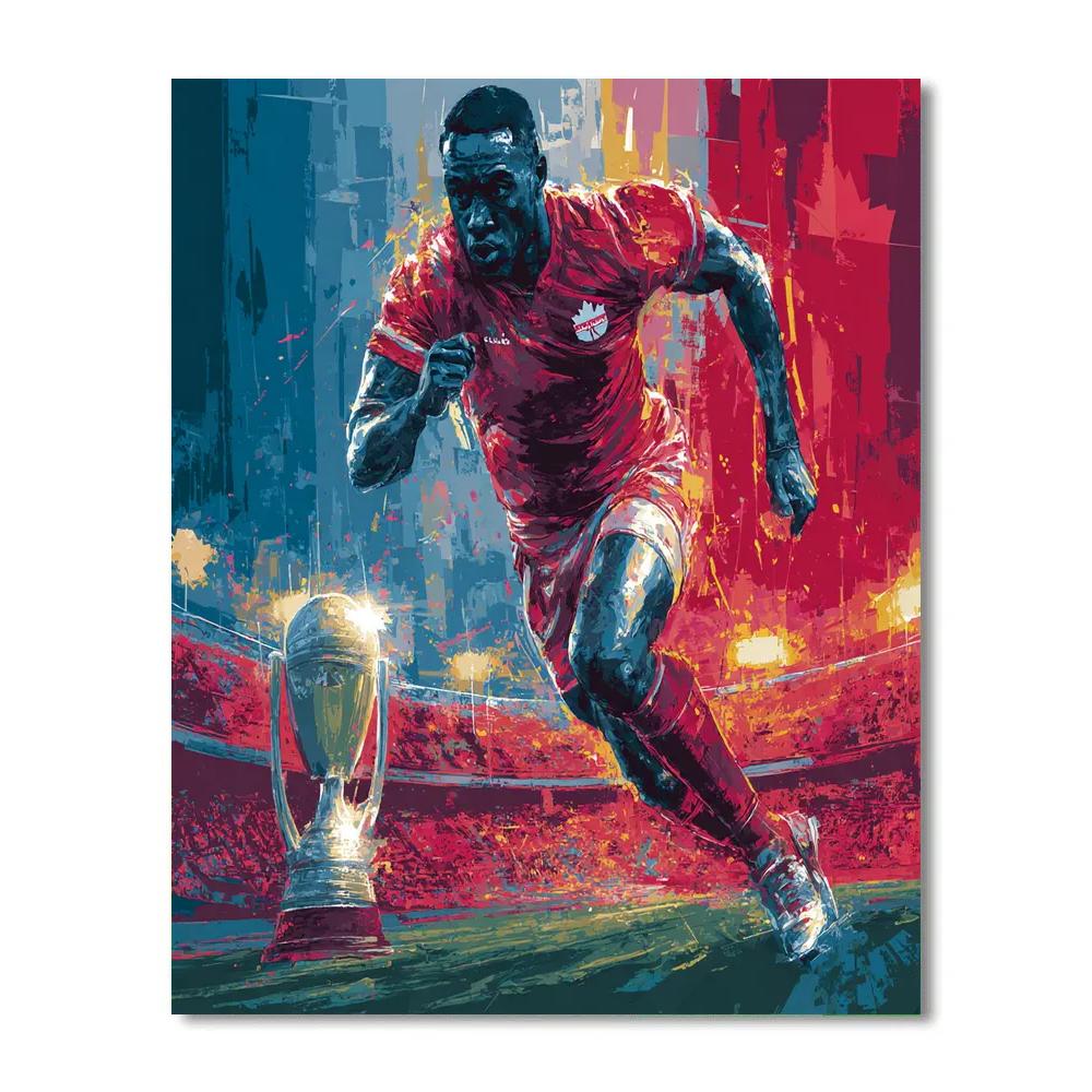 Davies Fifa 2026 Speed Number painting