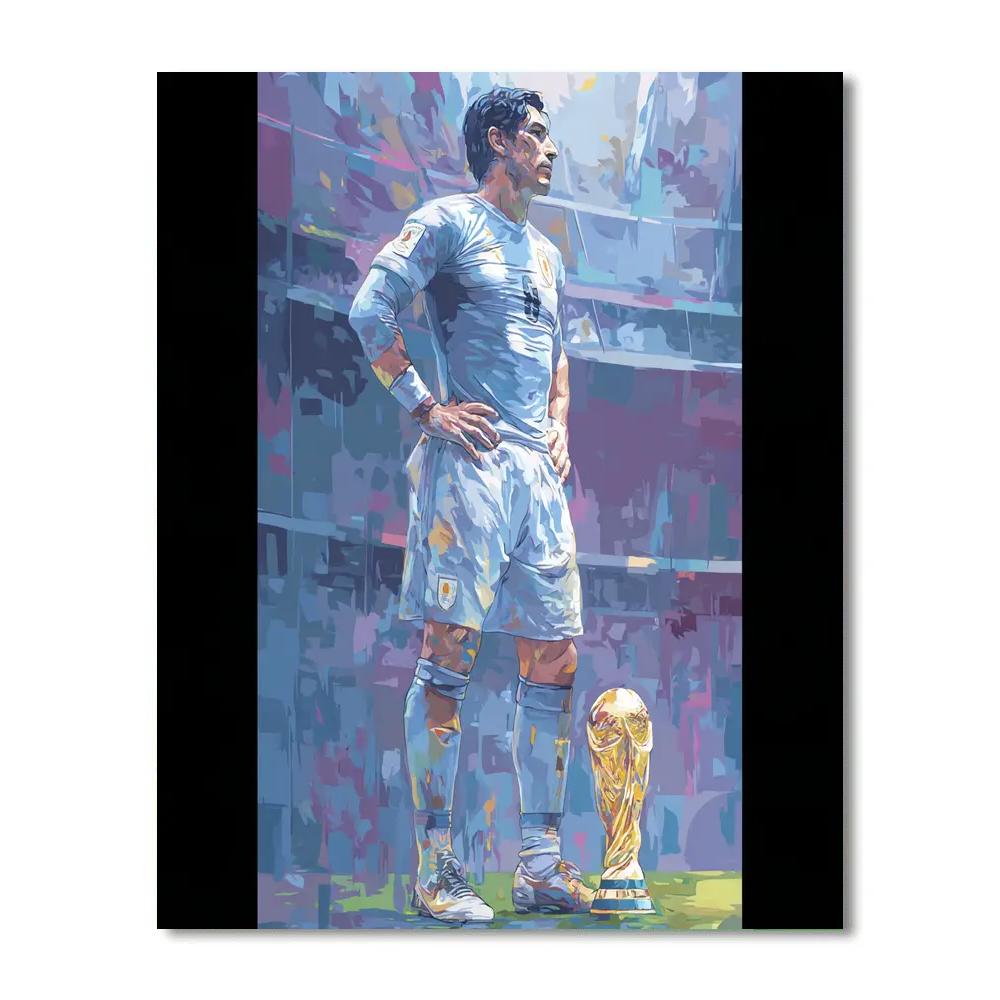 Fifa 2026 Valverde Flame paint by number