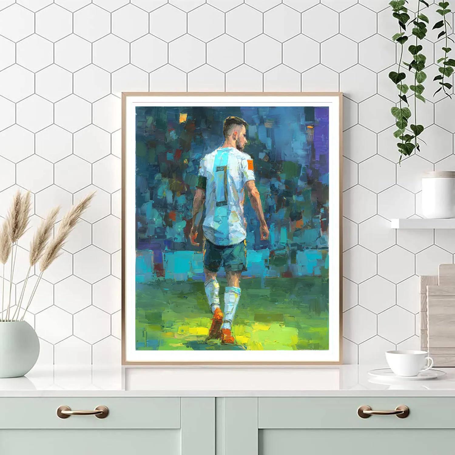 Uzbekistan Fifa 2026 Dawn paint by numbers