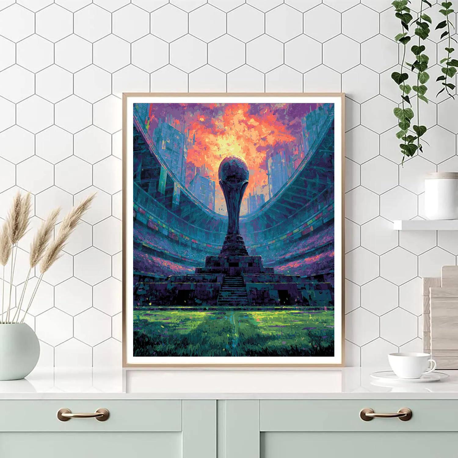 Mexico City Fifa 2026 Opener painting number kit