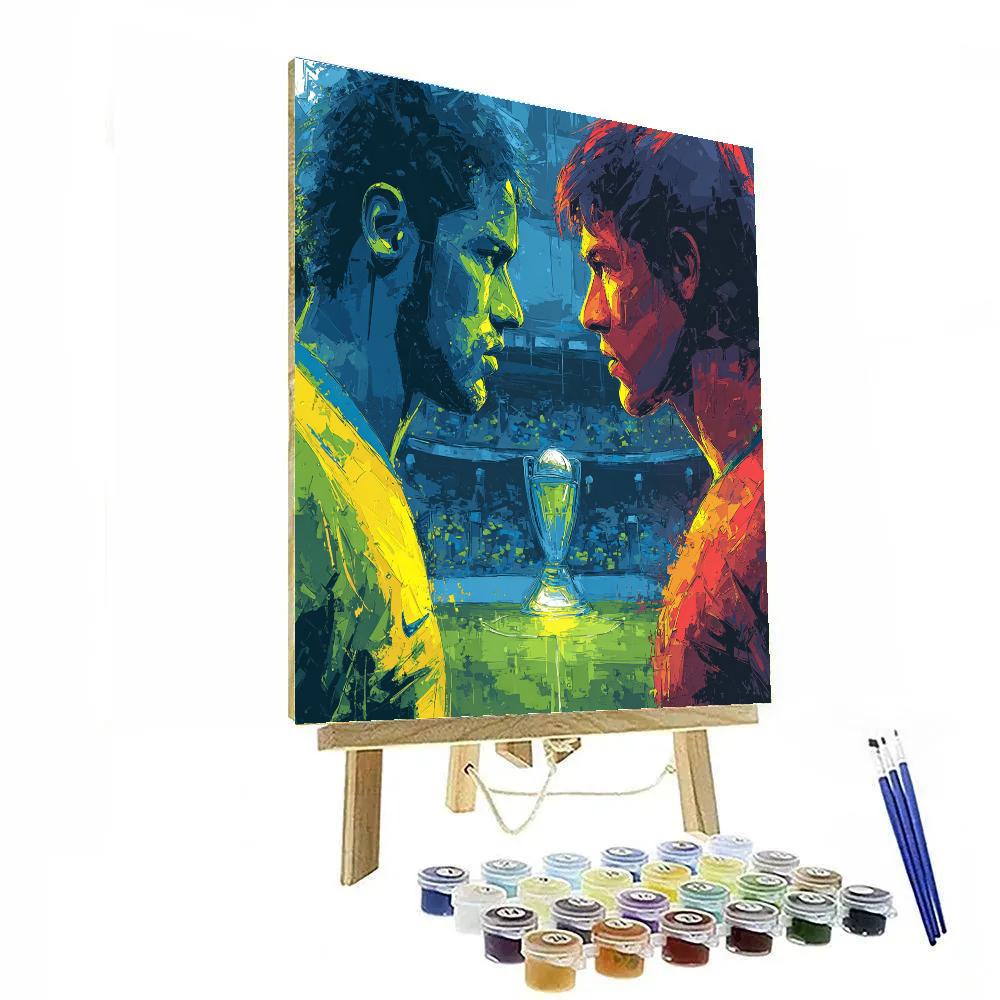 Fifa 2026 Brazil Vs Morocco Painting by numbers kit