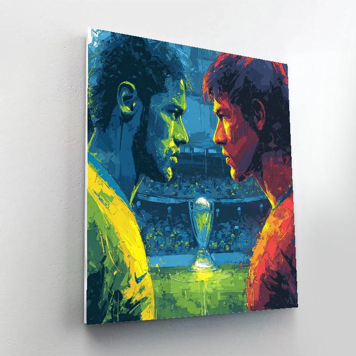 Fifa 2026 Brazil Vs Morocco Painting by numbers kit