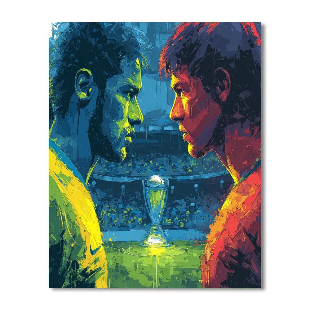 Fifa 2026 Brazil Vs Morocco Painting by numbers kit