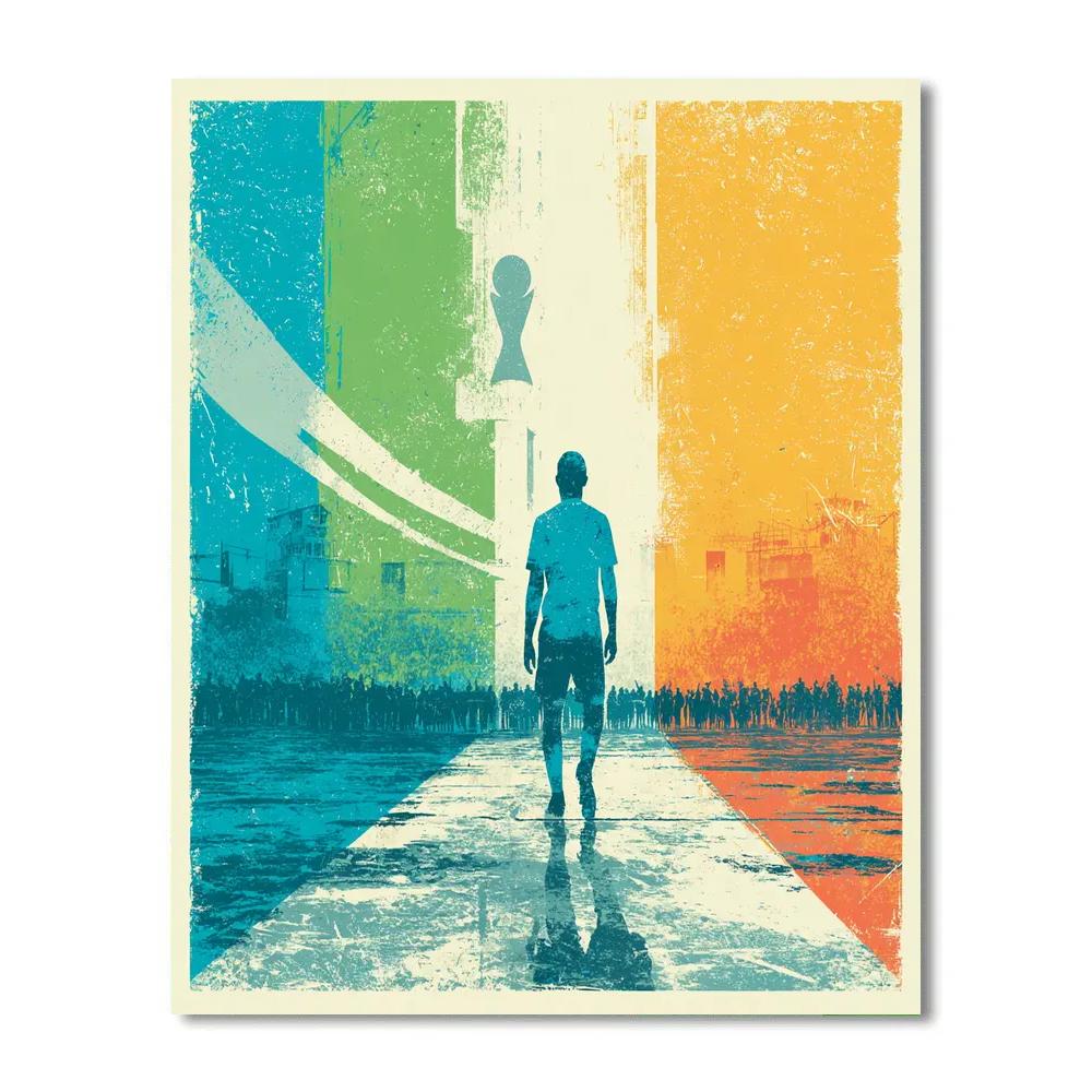 Uzbekistan Fifa 2026 Dawn Numbered painting kits