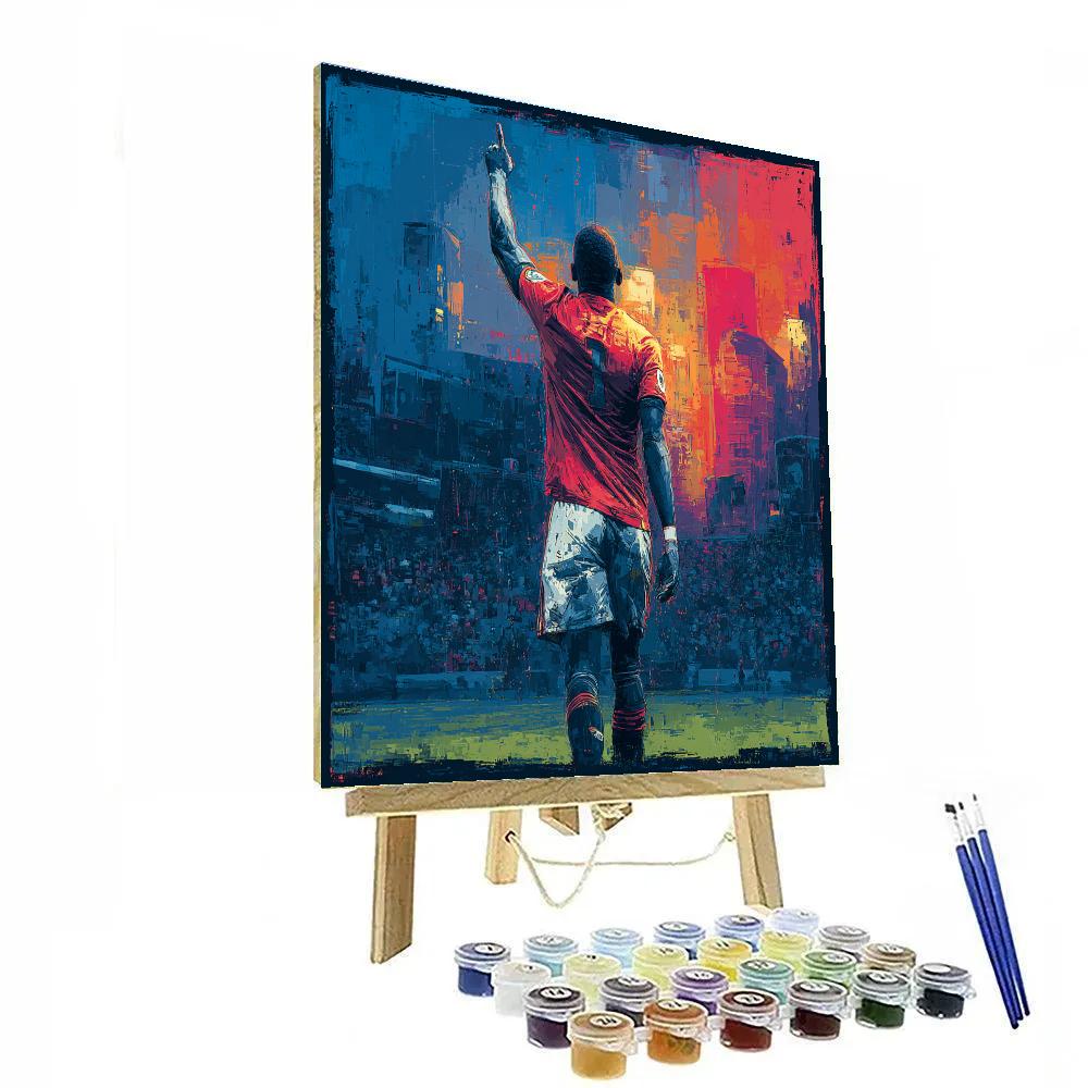 Fifa 2026 Iraq Flame Numbered painting kits