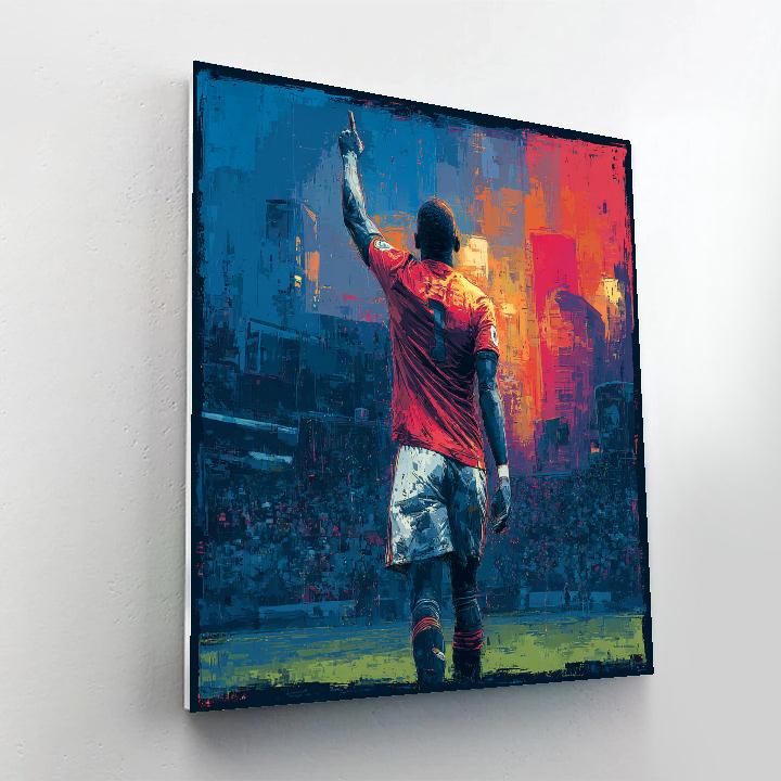 Fifa 2026 Iraq Flame Numbered painting kits