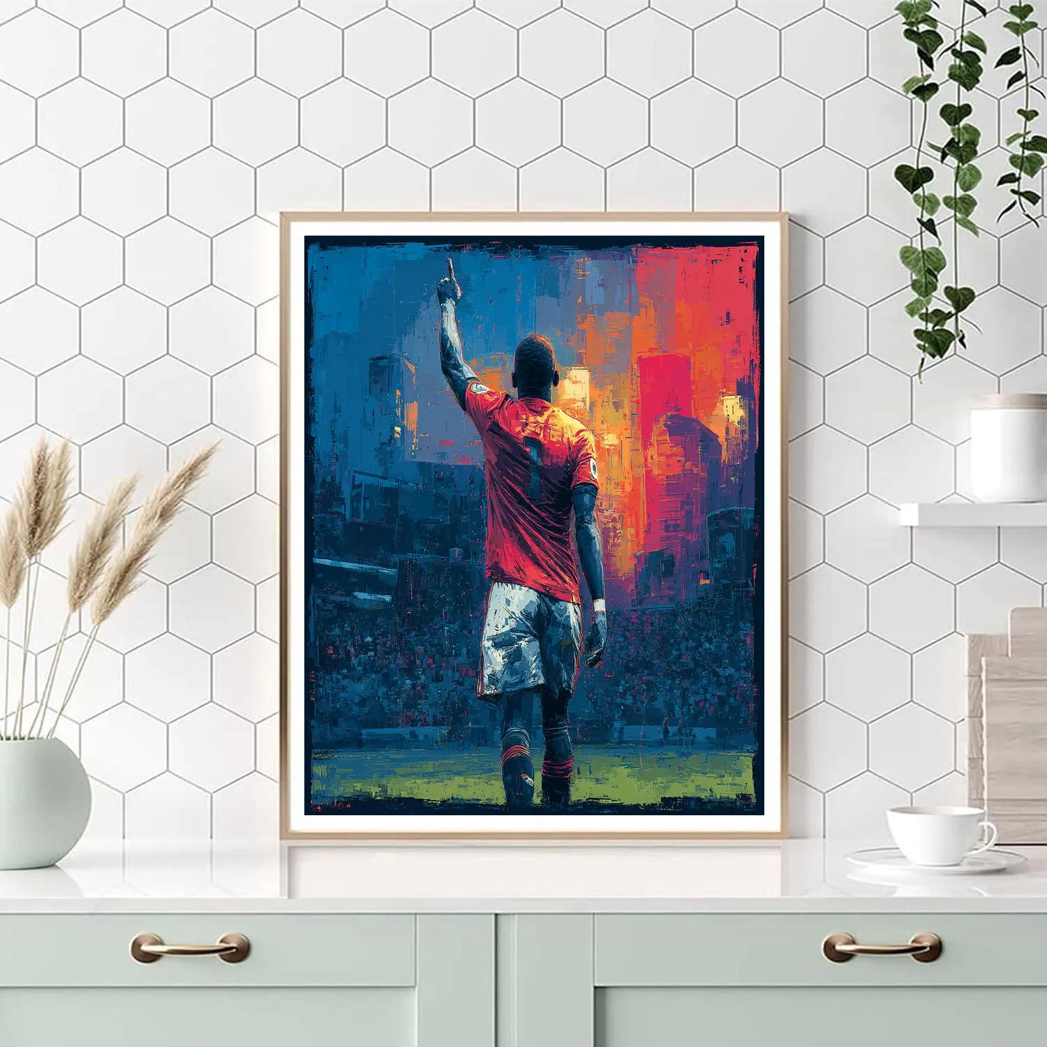 Fifa 2026 Iraq Flame Numbered painting kits