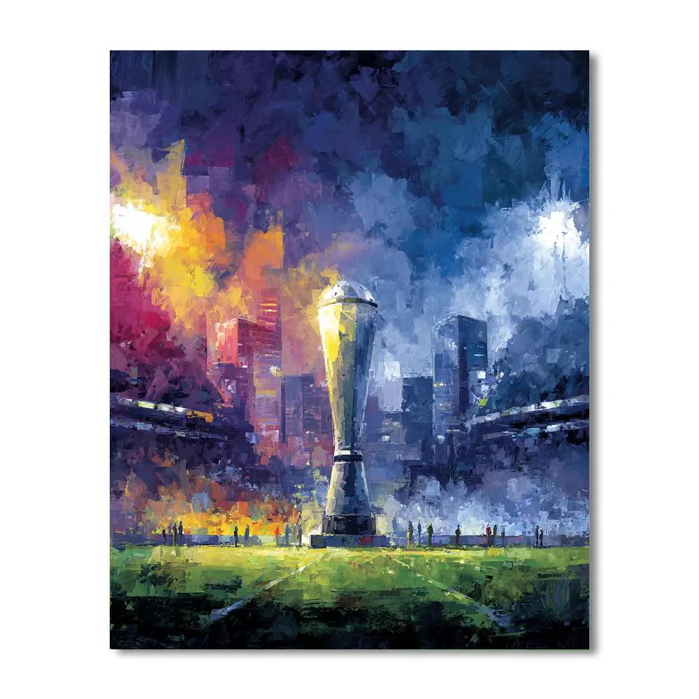 Group H Fifa 2026 Night Numbered painting kits
