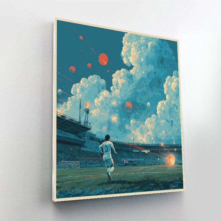 Mitoma Fifa 2026 Blue Paint by numbers art