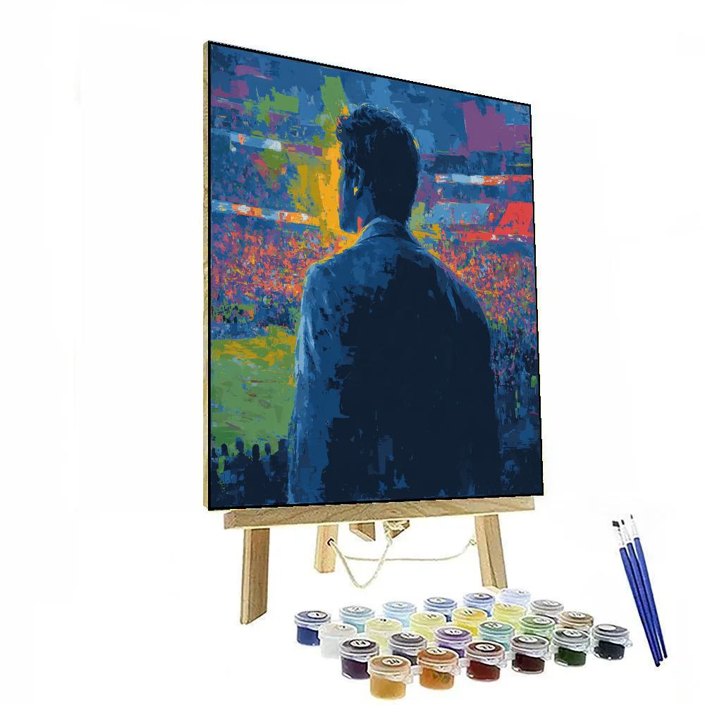 Curaçao Fifa 2026 Blue paint by numbers
