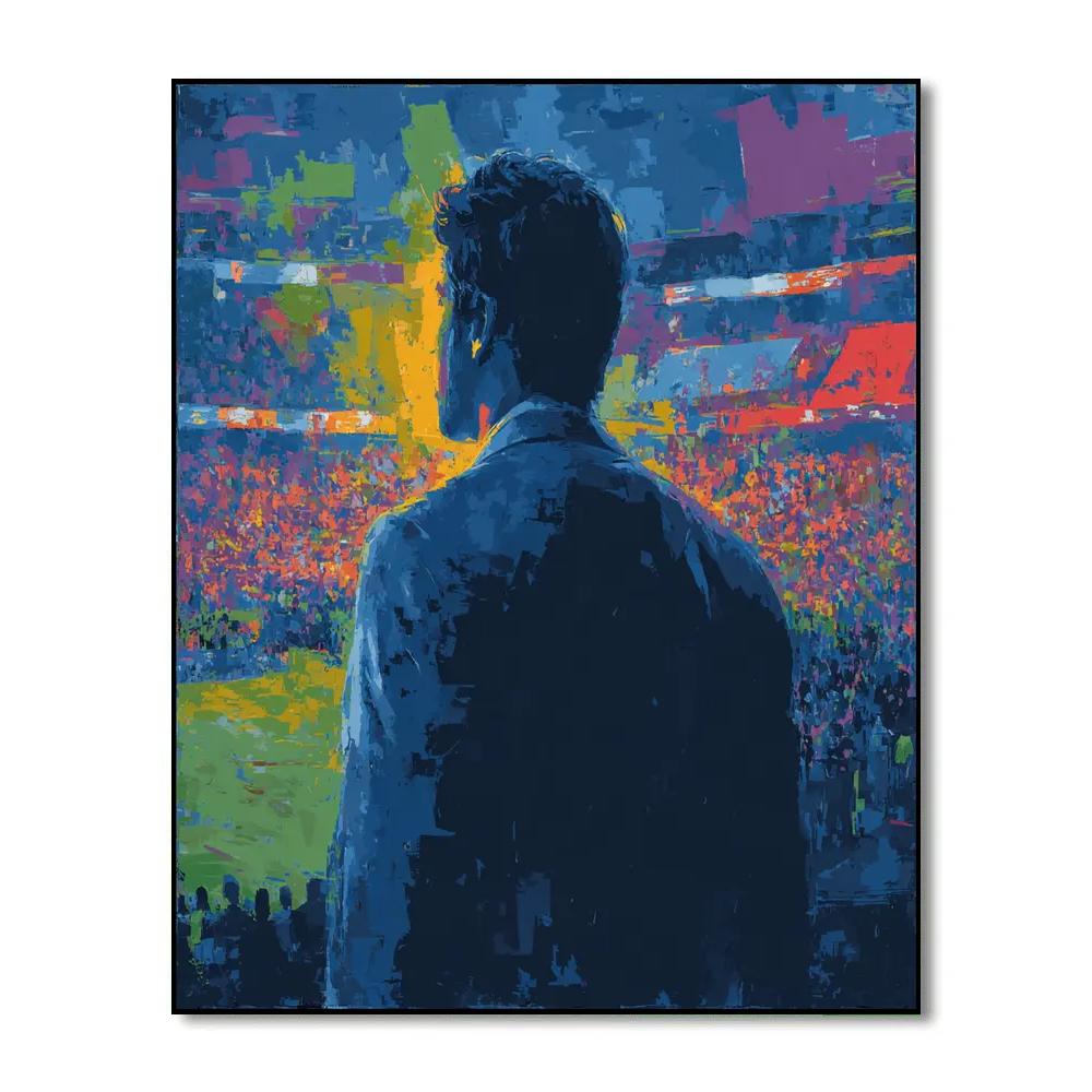 Curaçao Fifa 2026 Blue paint by numbers