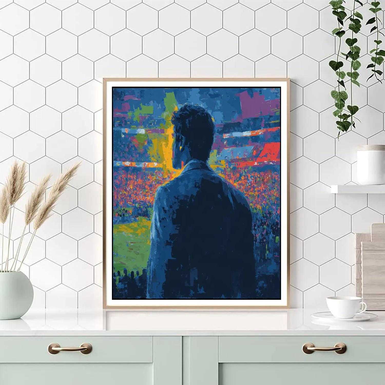Curaçao Fifa 2026 Blue paint by numbers