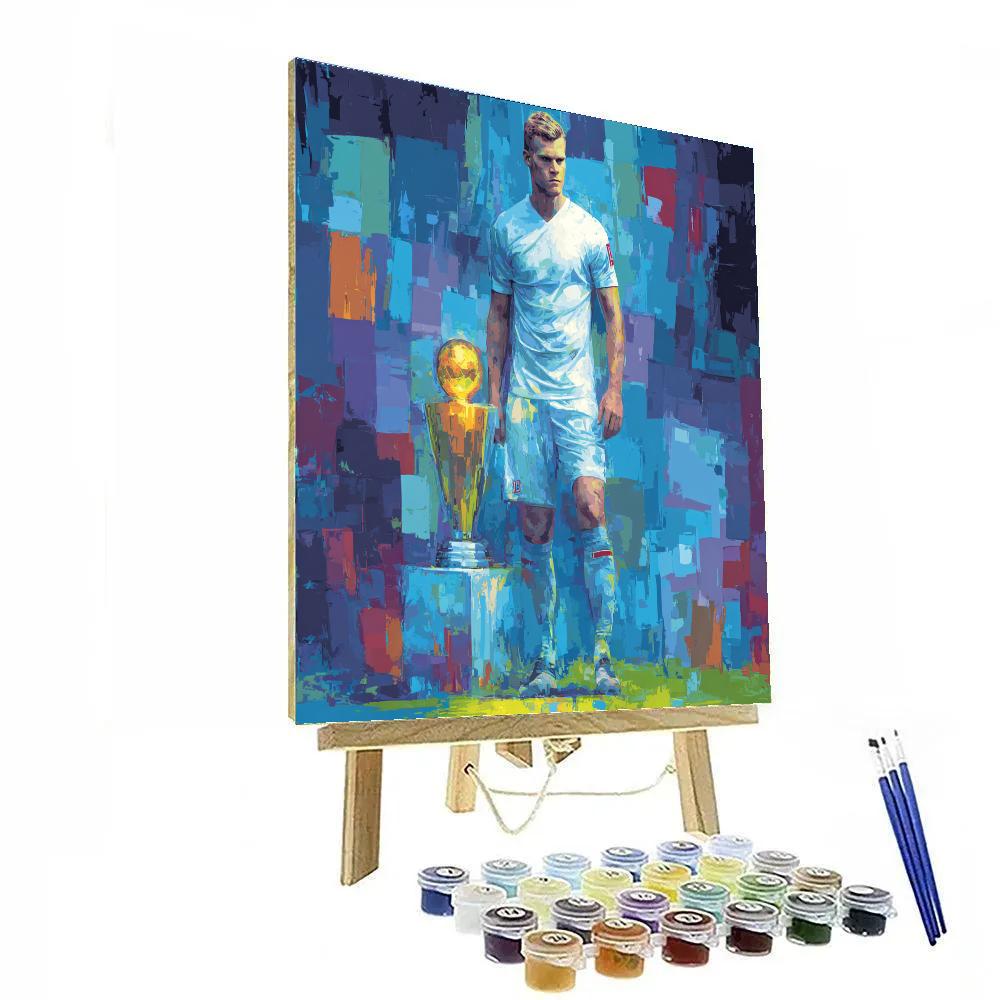 Haaland Fifa 2026 Ice Painting by numbers kit