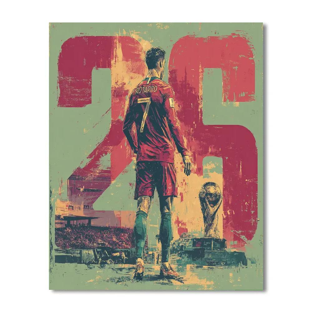 Portugal Fifa 2026 Crestlight Painting by numbers kit
