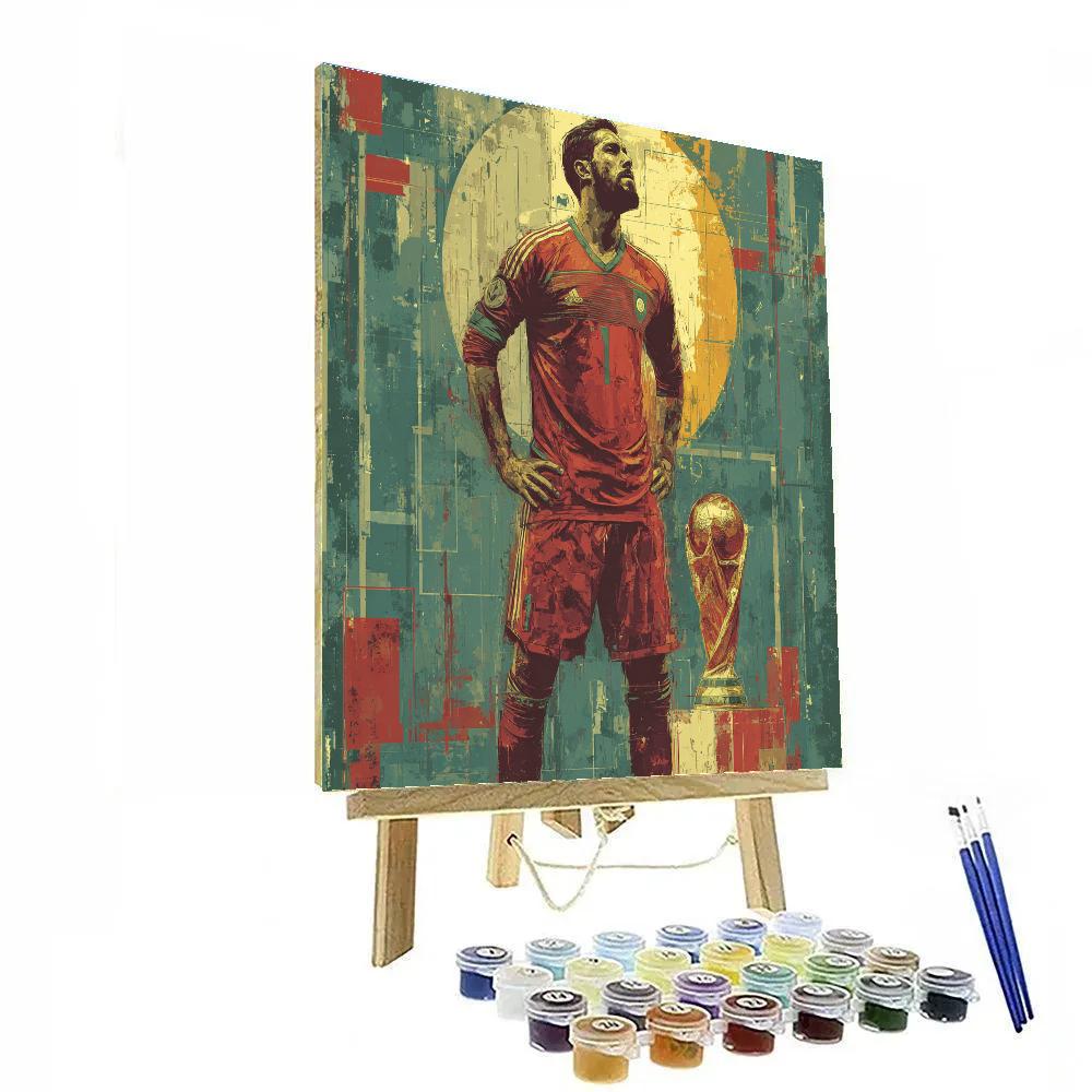Morocco Fifa 2026 Atlas paint by number