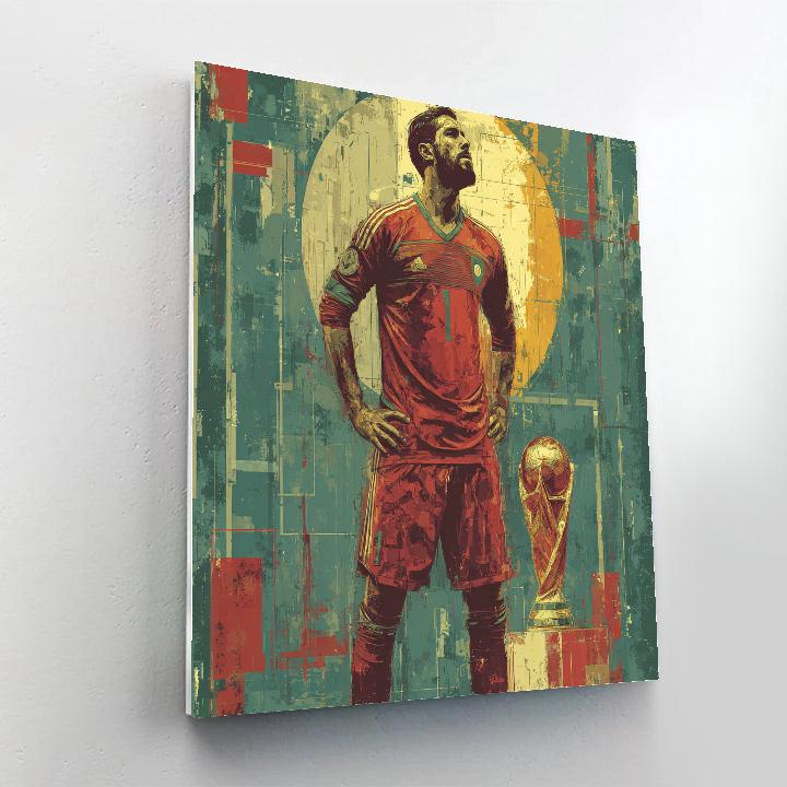 Morocco Fifa 2026 Atlas paint by number