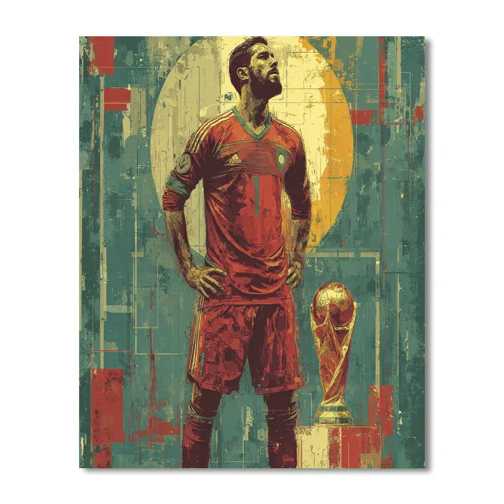 Morocco Fifa 2026 Atlas paint by number