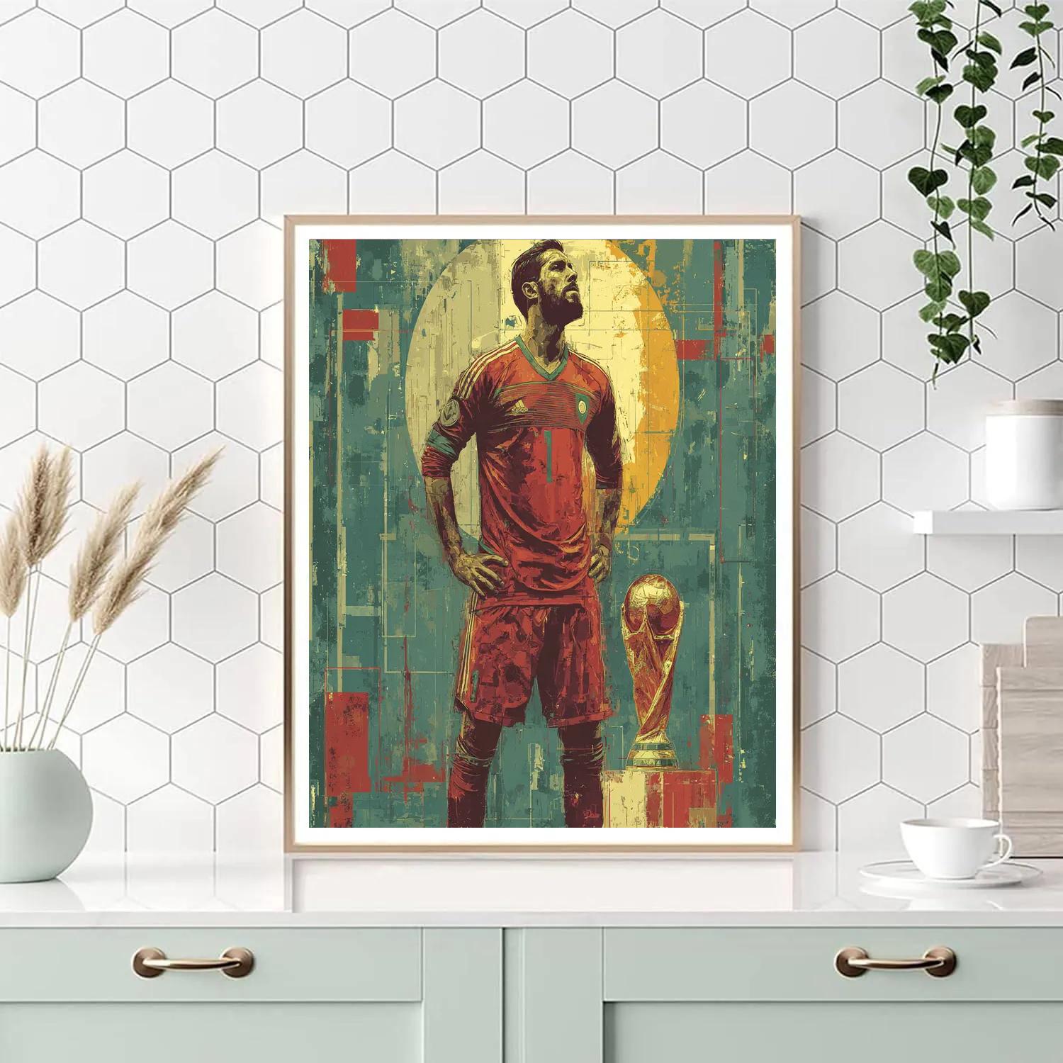 Morocco Fifa 2026 Atlas paint by number