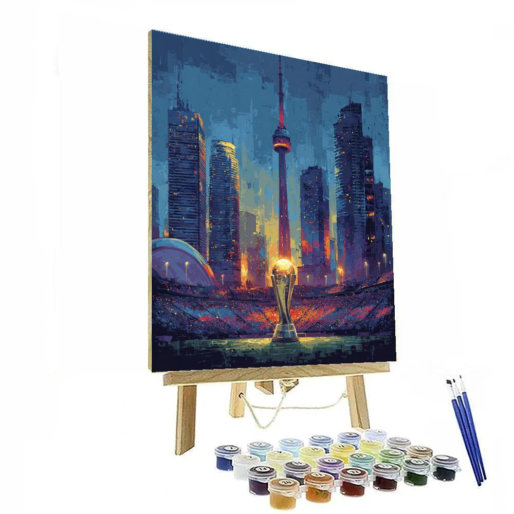 Toronto Fifa 2026 Glow DIY paint by numbers