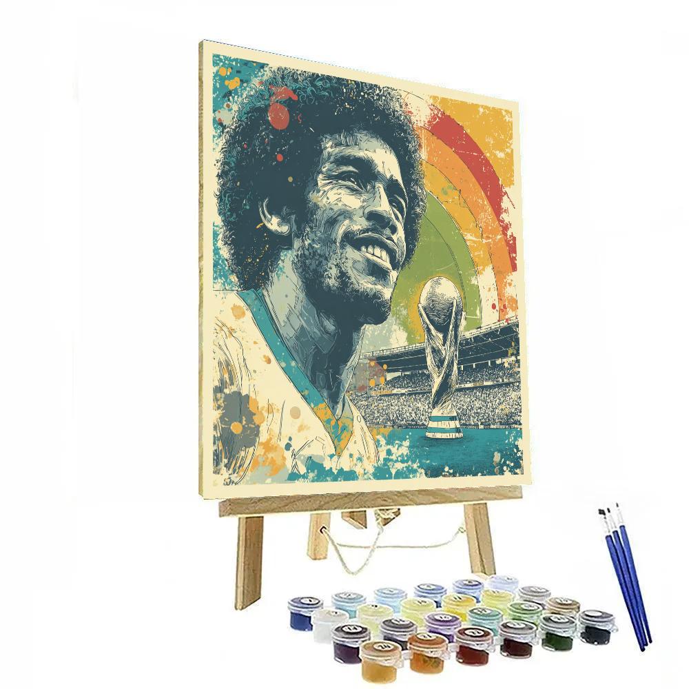 Ronaldinho Fifa 2026 Joy Numbered painting kits