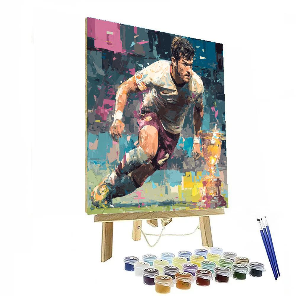 Salah Fifa 2026 Lights Number painting