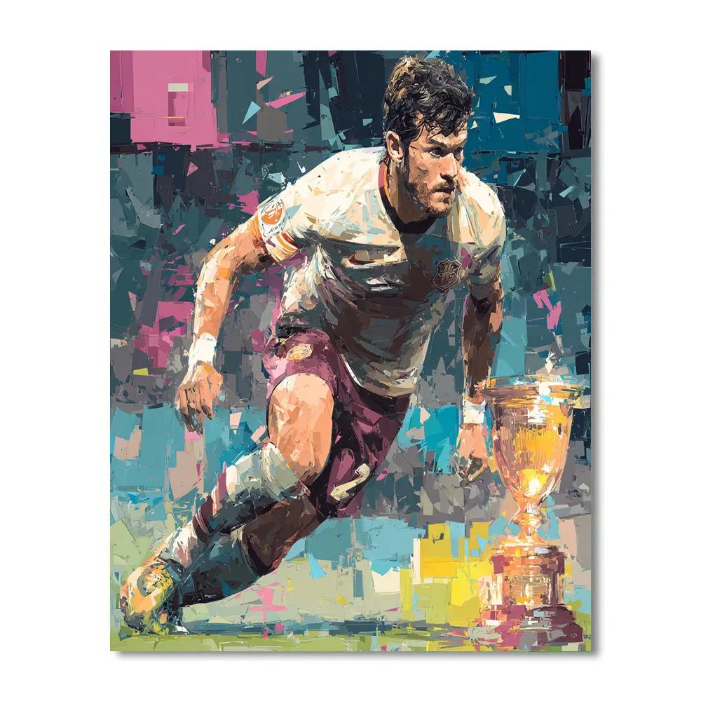 Salah Fifa 2026 Lights Number painting