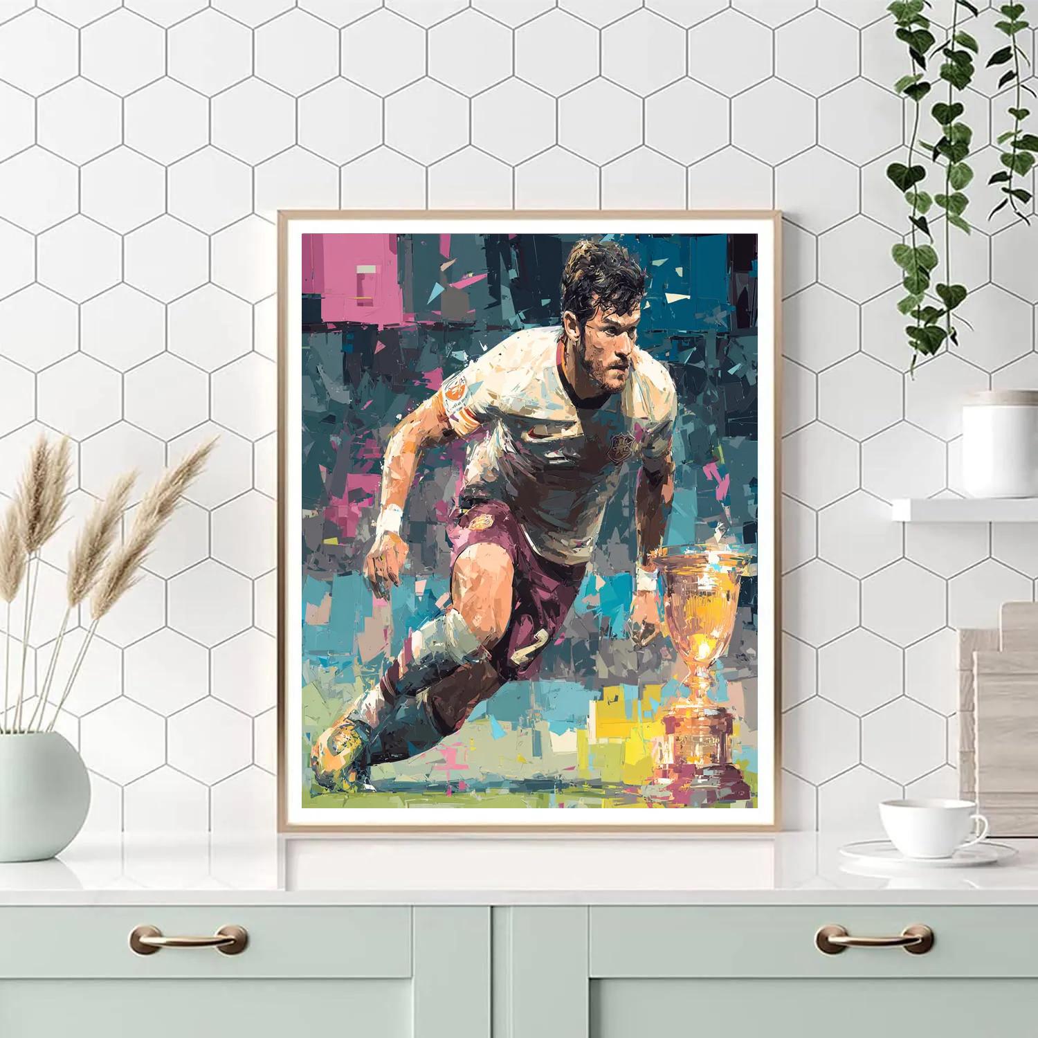 Salah Fifa 2026 Lights Number painting