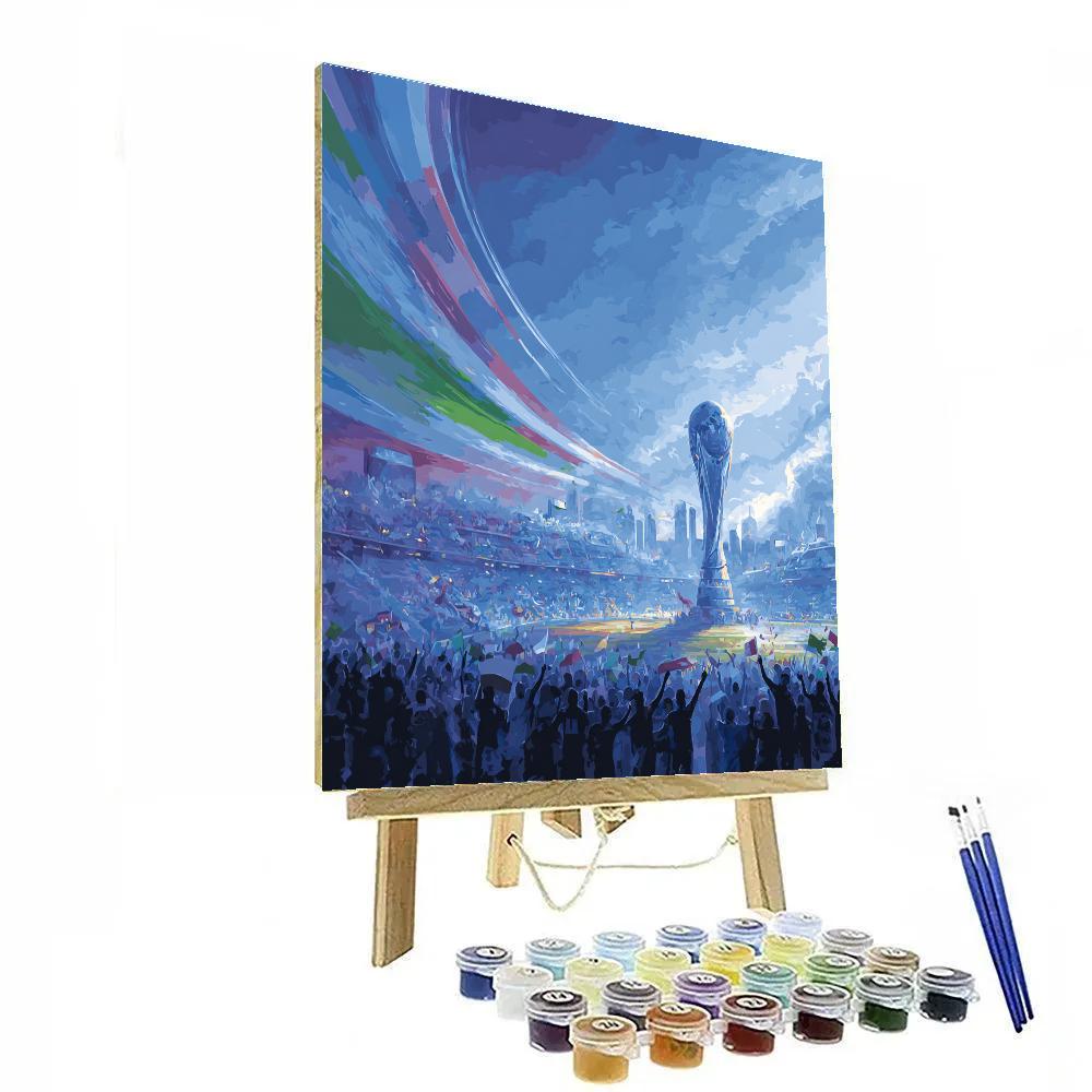 Uzbekistan Fifa 2026 Dawn paint by number